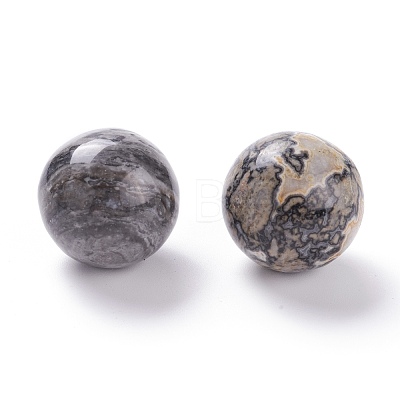 Natural Map Stone Beads G-D456-01-1
