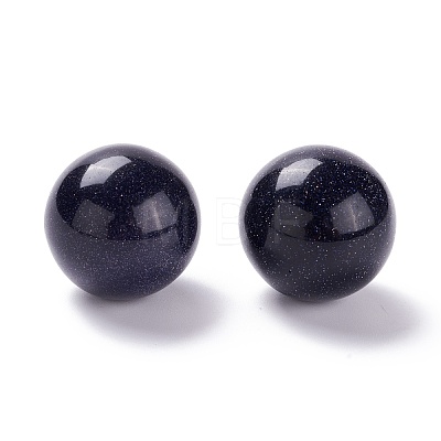 Synthetic Blue Goldstone Beads G-D456-20-1