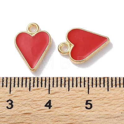 Alloy Enamel Pendants ENAM-O001-11H-G-1