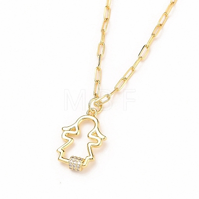 Star & Girl Pendant Necklaces Sets NJEW-JN03137-04-1