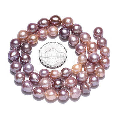 Natural Baroque Pearl Keshi Pearl Beads Strands PEAR-S020-L16-1
