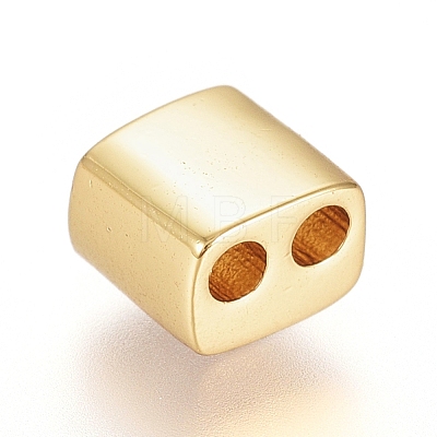 Brass Micro Pave Cubic Zirconia Slide Charms ZIRC-G166-34G-1