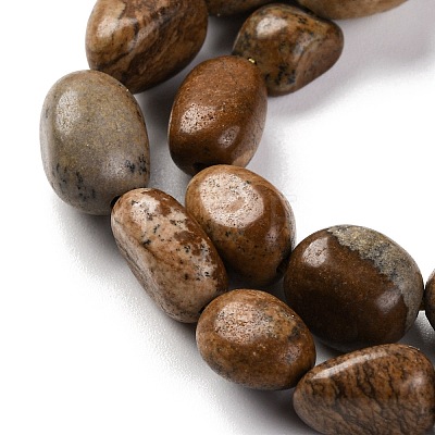 Natural Picture Jasper Beads Strands G-G146-A01-01-1