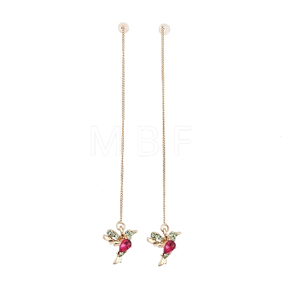 Bird Alloy Rhinestone Ear Thread FS-WG4B879-01-1