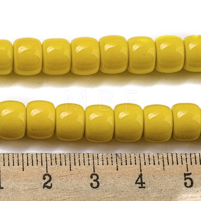 Opaque Glass Beads Strands GLAA-NH0002-B08-1