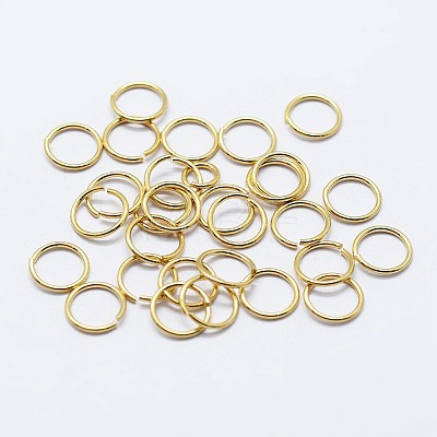 925 Sterling Silver Saw Cut Open Jump Rings STER-F036-02G-1x5mm-1