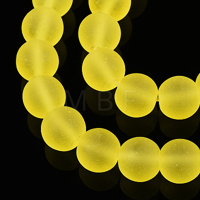 Transparent Glass Beads Strands GLAA-T032-T8mm-MD12-1