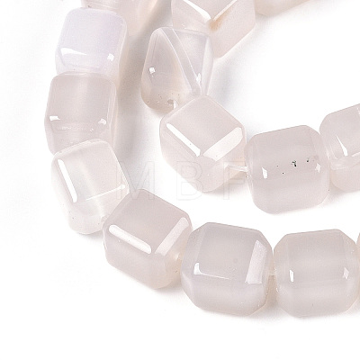 Natural White Agate Beads Strands G-N353-03A-04-1