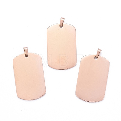 Ion Plating(IP) 304 Stainless Steel Pendants STAS-I311-03A-RG-1