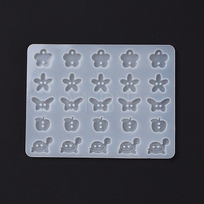 DIY Button Silicone Molds X-DIY-K058-16-1