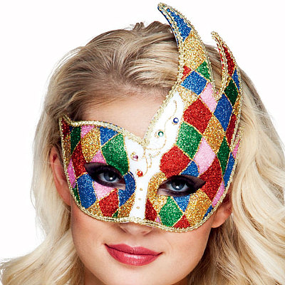 Party Paper Face Masks AJEW-CJ0004-06-1