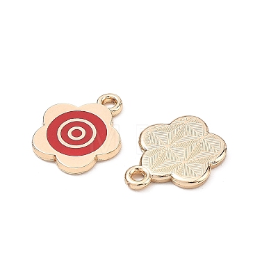 Alloy Enamel Pendants ENAM-G235-03G-03-1