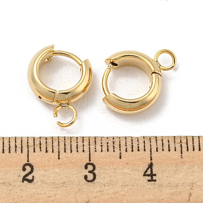 201 Stainless Steel Huggie Hoop Earring Findings STAS-P283-01U-G-1