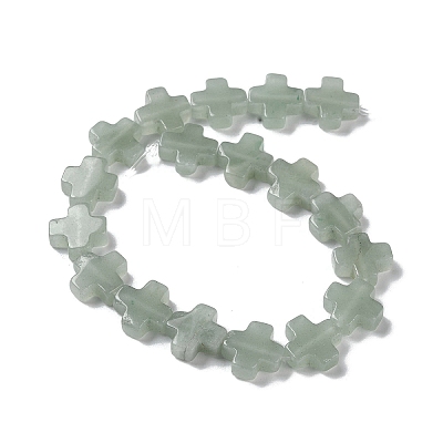 Natural Green Aventurine Beads Strands G-M418-B02-01-1