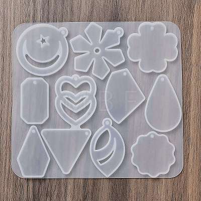 Geometry Earrings Pendants DIY Silicone Mold DIY-Q033-01C-1