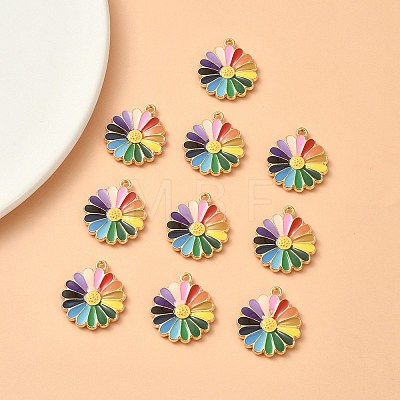 Alloy Enamel Pendants ENAM-YW0003-72-1