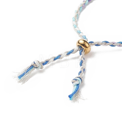 Polyester Thread Braided Bracelets AJEW-JB01141-1