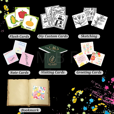 Square Paper Blank Greeting Cards DIY-NB0015-57B-1