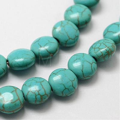 Synthetic Howlite Bead Strands G-P228-12-10mm-1