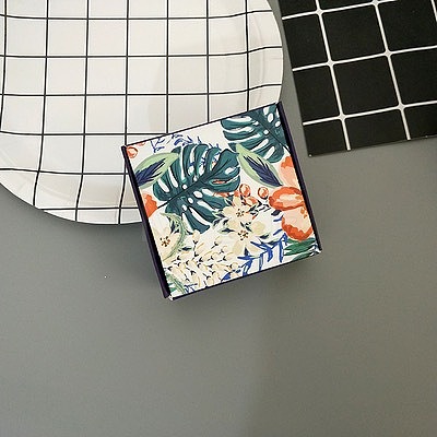 Printed Square Paper DIY Handmade Soap Packaging Box Jewelry Box PW-WG10202-07-1