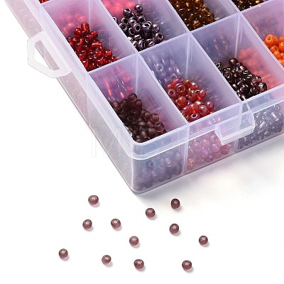 288G 24 Colors Glass Seed Beads SEED-JQ0005-01B-4mm-1