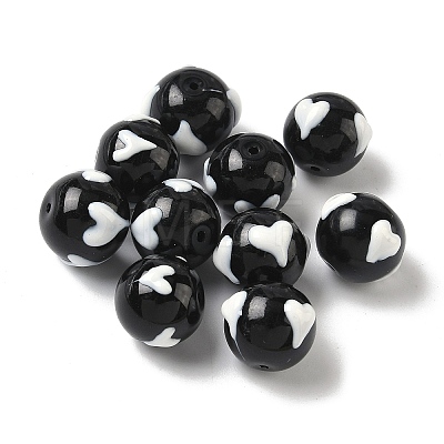 Handmade Glass Enamel Beads GLAA-K070-45C-1