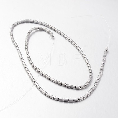 Electroplate Non-magnetic Synthetic Hematite Bead Strands G-F300-39-F-1
