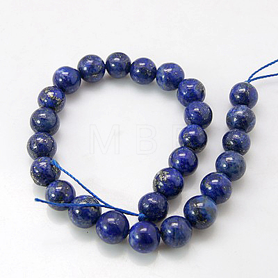 Natural Lapis Lazuli Beads Strands X-G-G087-16mm-1