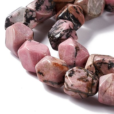 Natural Rhodonite Beads Strands G-L235B-13-1