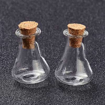 Glass Cork Bottles AJEW-O032-01A-1