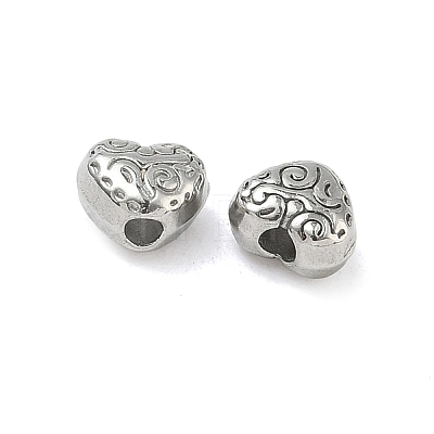 304 Stainless Steel Beads X-STAS-D204-42P-1