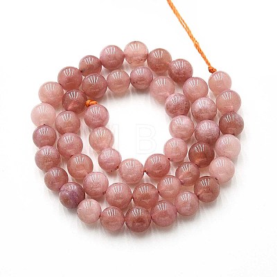 Natural Quartz Beads Strands G-N355-8mm-42-1