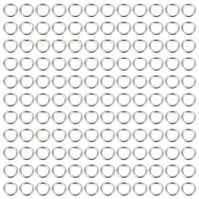2000Pcs 304 Stainless Steel Open Jump Rings STAS-TA0003-05-1