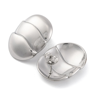 Non-Tarnish 304 Stainless Steel Stud Earrings for Women EJEW-N054-22P-1