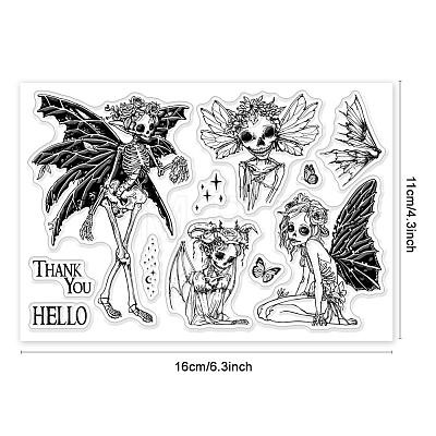 Custom Summer Theme PVC Plastic Clear Stamps DIY-WH0631-0010-1