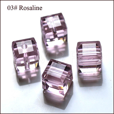 Imitation Austrian Crystal Beads SWAR-F074-6x6mm-03-1