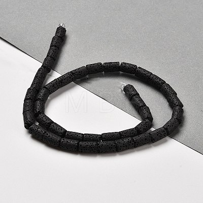 Natural Lava Rock Beads Strands G-L586-E01-13-1