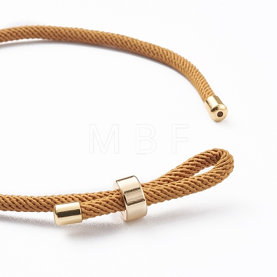 Braided Nylon Cord Bracelet Making MAK-A017-D02-11G-1