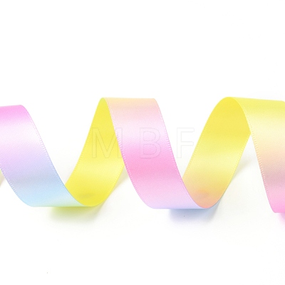 Rainbow Gradient Polyester Ribbon OCOR-G008-01C-1