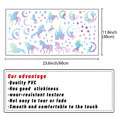 PVC Plastic Luminous Wall Stickers DIY-WH0384-002-1