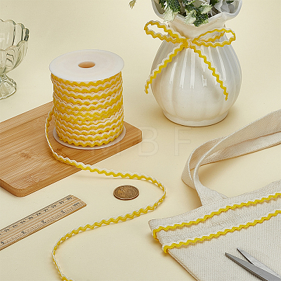 2 Bundles Polypropylene Wavy Fringe Trim Ribbon OCOR-FG0003-05C-1