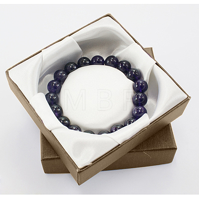 Square Bowknot Organza Ribbon Cardboard Bracelet Bangle Gift Boxes X-BC148-02-1
