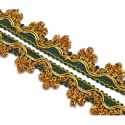 Lace Trim Nylon Ribbon for Jewelry Making ORIB-L005-52-1