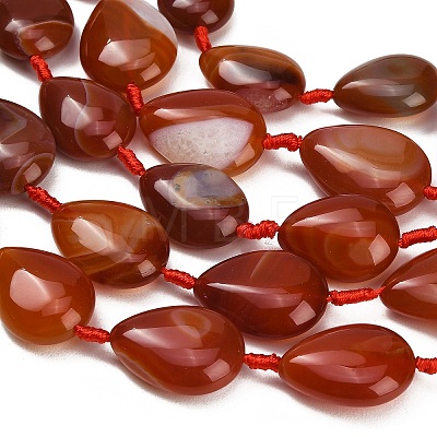 Natural Red Agate Beads Strands GG-CBAB9C6-C01-01-1