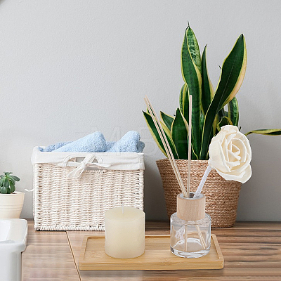 24Pcs 2 Styles Bamboo Cup Mats AJEW-WA0004-49-1