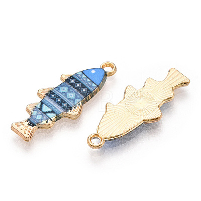 Alloy Enamel Pendants FIND-C037-16G-03-1-1