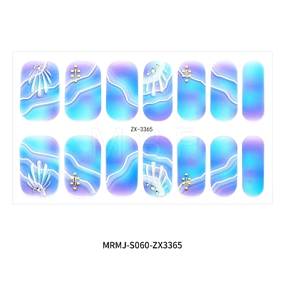 Full Cover Nombre Nail Stickers MRMJ-S060-ZX3365-1