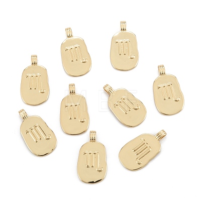 Brass Pendants KK-O140-20G-02-1