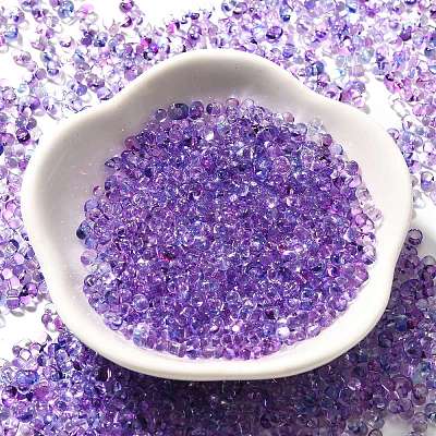 Transparent Baking Paint Glass Seed Beads SEED-A033-06A-15-1