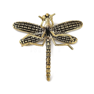 Brass Dragonfly Figurines KK-C073-04AG-1